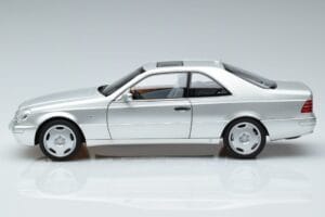 Mercedes CL600 C140 Ezüst Metál Norev 1:18 183446 Fém – 4. kép a 7-ből