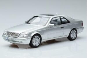 Mercedes CL600 C140 Ezüst Metál Norev 1:18 183446 Fém