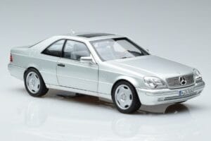 Mercedes CL600 C140 Ezüst Metál Norev 1:18 183446 Fém – 5. kép a 7-ből