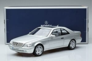 Mercedes CL600 C140 Ezüst Metál Norev 1:18 183446 Fém – 7. kép a 7-ből