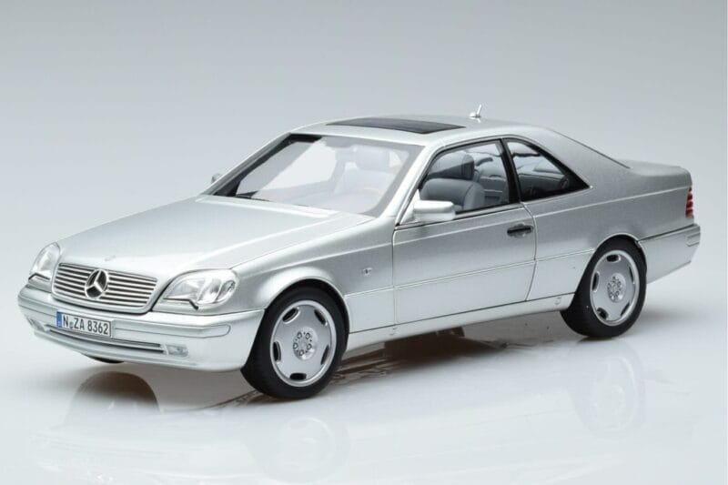 Mercedes CL600 C140 Ezüst Metál Norev 1:18 183446 Fém
