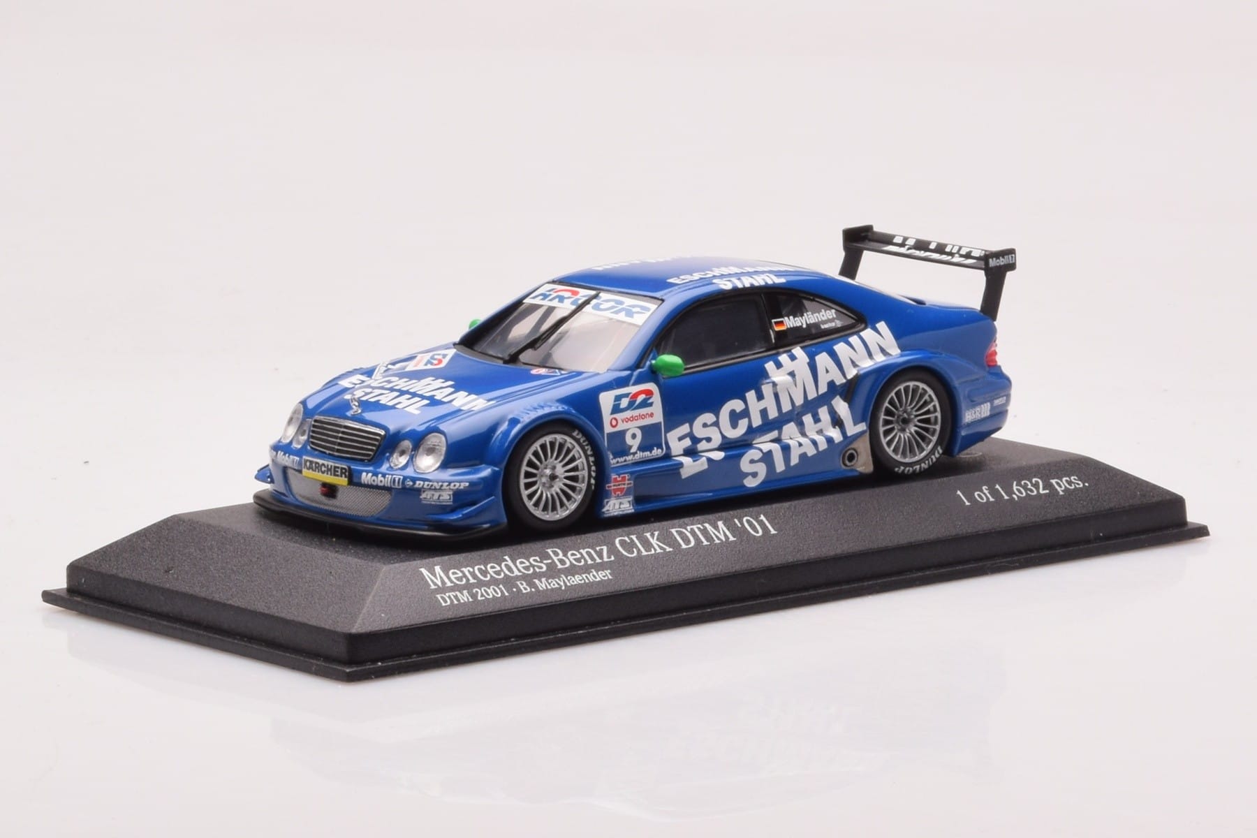 Mercedes CLK DTM Team Manthey #9 B. Maylander DTM 2001 Minichamps 1:43 400013109 Fém – 2. kép a 4-ből