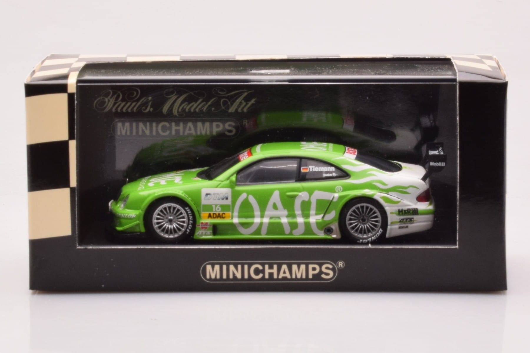 Mercedes CLK DTM Team OASE AMG #16 M. Tiemann DTM 2001 Minichamps 1:43 400023116 Fém – 4. kép a 4-ből