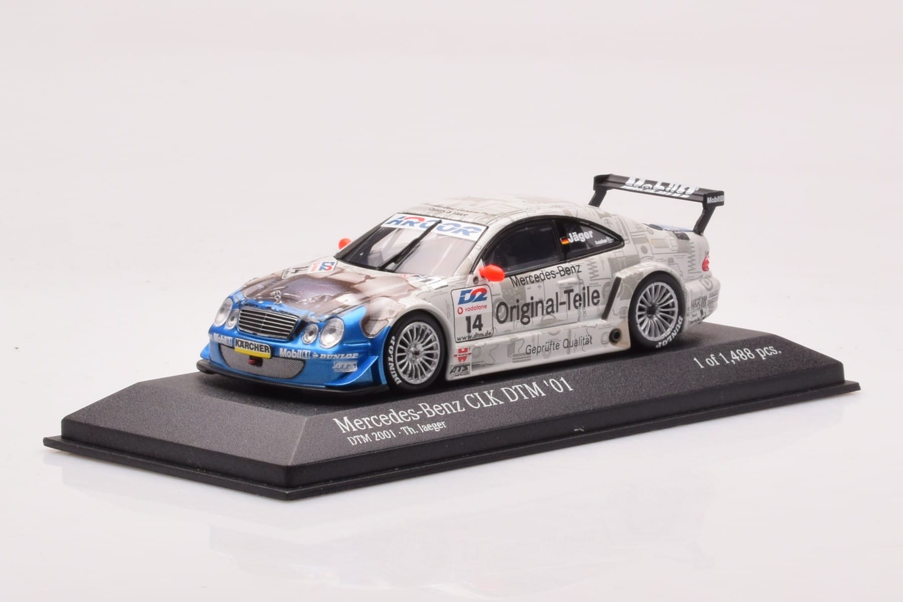 Mercedes CLK DTM Team Persson #14 Jaeger DTM 2001 Minichamps 1:43 400013714 Fém – 2. kép a 4-ből