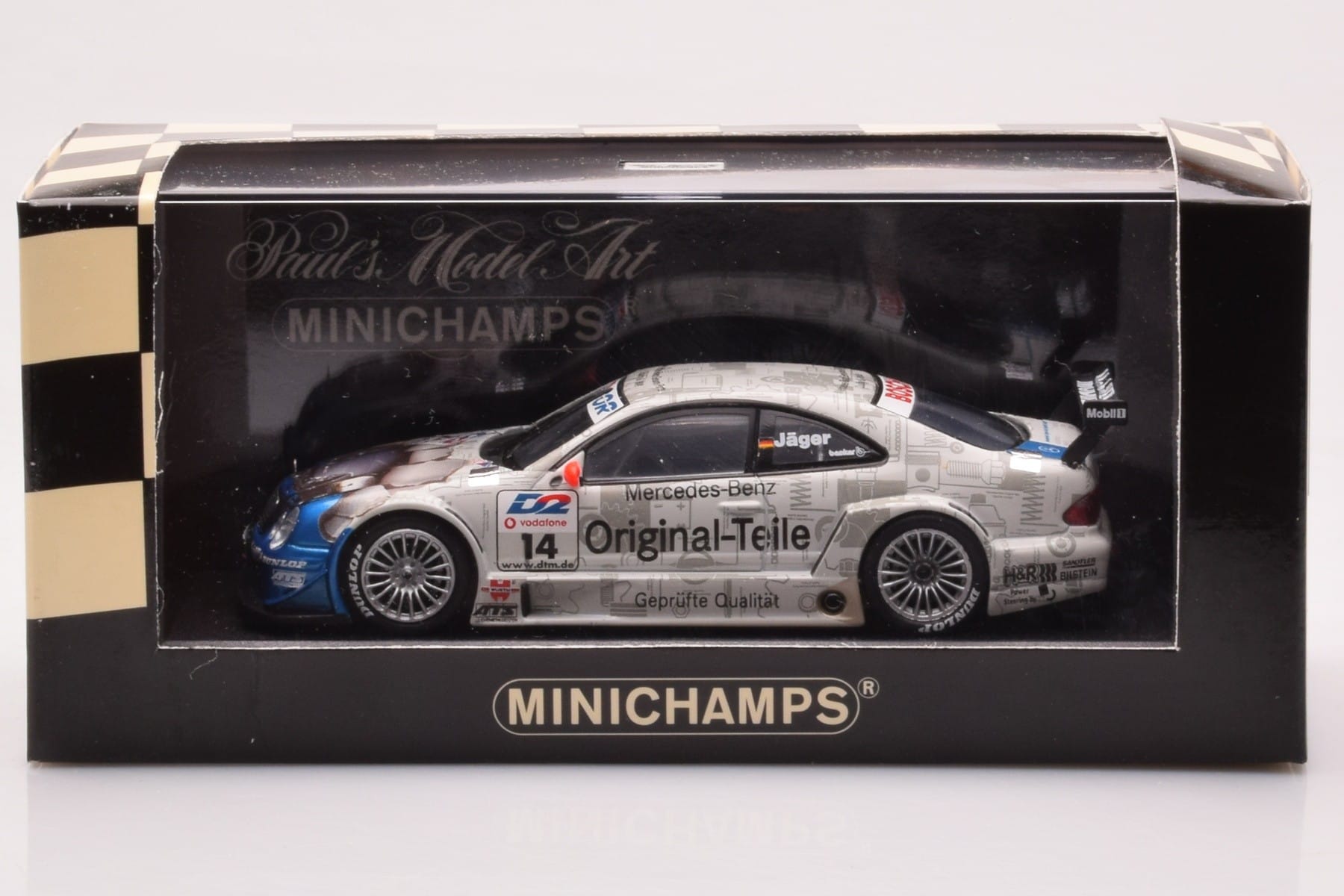 Mercedes CLK DTM Team Persson #14 Jaeger DTM 2001 Minichamps 1:43 400013714 Fém – 4. kép a 4-ből