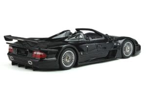 Mercedes CLK GTR Roadster Fekete GT Spirit 1:18 GT826 Gyanta – 2. kép a 10-ből
