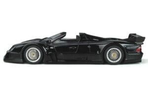 Mercedes CLK GTR Roadster Fekete GT Spirit 1:18 GT826 Gyanta – 5. kép a 10-ből