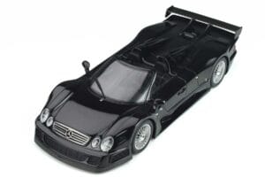 Mercedes CLK GTR Roadster Fekete GT Spirit 1:18 GT826 Gyanta – 6. kép a 10-ből