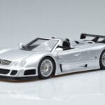 Mercedes CLK GTR Roadster Ezüst GT Spirit 1:18 GT155 Gyanta