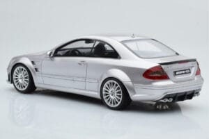 Mercedes CLK63 AMG C209 Coupe Ezüst Otto 1:18 OT227 Gyanta – 5. kép a 6-ből