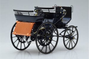 Mercedes Daimler Motorkutsche Sötétkék Norev 1:18 183700 Fém – 2. kép a 6-ből