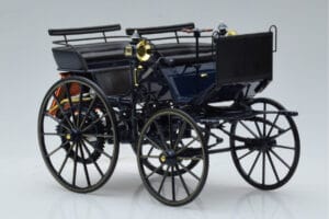 Mercedes Daimler Motorkutsche Sötétkék Norev 1:18 183700 Fém – 4. kép a 6-ből