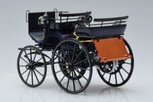Mercedes Daimler Motorkutsche Sötétkék Norev 1:18 183700 Fém – 5. kép a 6-ből