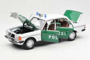 Mercedes E-Class W123 Polizei Norev 1:18 B66040676 Fém – 2. kép a 8-ből