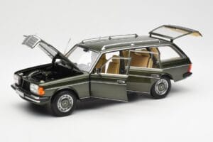 Mercedes 230T W123 T-Model Zöld Metál Norev 1:18 183730 Fém – 2. kép a 8-ből