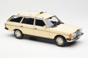 Mercedes 230T W123 T-Model Taxi Norev 1:18 183731 Fém – 6. kép a 8-ből