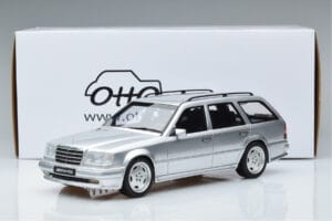 Mercedes E36 AMG S124 Ezüst Otto 1:18 OT889 Gyanta – 6. kép a 6-ből