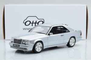 Mercedes E36 AMG C124 Coupe Ezüst Otto 1:18 OT731 Gyanta – 6. kép a 6-ből
