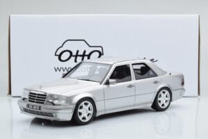 Mercedes E500 W124 Ezüst Otto 1:18 OT623 Gyanta – 6. kép a 6-ből