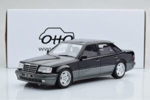 Mercedes E60 AMG W124 Fekete Otto 1:18 OT131 Gyanta – 6. kép a 6-ből