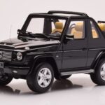 Mercedes G500 W463 Kabrió Obsidian Fekete Otto 1:18
