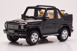 Mercedes G500 W463 Kabrió Obsidian Fekete Otto 1:18 OT1040