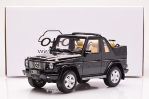 Mercedes G500 W463 Kabrió Obsidian Fekete Otto 1:18 OT1040 Gyanta – 6. kép a 6-ből