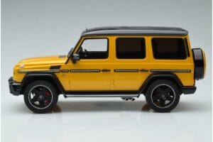 Mercedes AMG G63 W463 Crazy Color Solar Beam Márkakereskedői Kiadás GT Spirit 1:18 B66961012 Gyanta – 3. kép a 6-ből