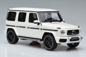 Mercedes AMG G63 W463 Fehér GT Spirit 1:18 KJ038 Fém – 4. kép a 6-ből