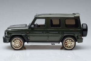 Mercedes G63 Brabus 700 Widestar W463 Zöld GT Spirit 1:18 GT274 Gyanta – 3. kép a 6-ből