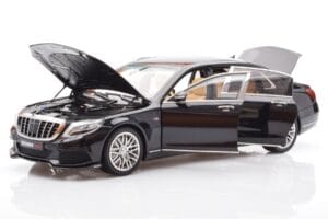 Mercedes Maybach S-Class W222 Brabus 900 Obsidian Fekete Almost Real 1:18 860102 Fém – 2. kép a 8-ből
