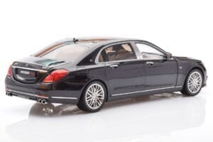 Mercedes Maybach S-Class W222 Brabus 900 Obsidian Fekete Almost Real 1:18 860102 Fém – 3. kép a 8-ből