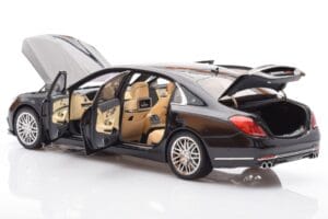 Mercedes Maybach S-Class W222 Brabus 900 Obsidian Fekete Almost Real 1:18 860102 Fém – 5. kép a 8-ből