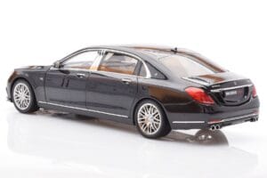Mercedes Maybach S-Class W222 Brabus 900 Obsidian Fekete Almost Real 1:18 860102 Fém – 7. kép a 8-ből