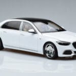 Mercedes Maybach S600 W222 V12 Biturbo Diamond Fehér Almost Real 1:18 - image 6 of 11