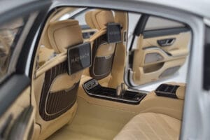 Mercedes Maybach S600 W222 V12 Biturbo Diamond Fehér Almost Real 1:18 820116 Fém – 9. kép a 11-ből