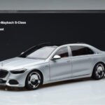 Mercedes Maybach S600 W222 V12 Biturbo Hightech Ezüst Almost Real 1:18 - image 12 of 12