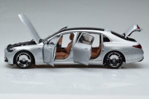 Mercedes Maybach S600 W222 V12 Biturbo Hightech Ezüst Almost Real 1:18 820118 Fém – 4. kép a 12-ből