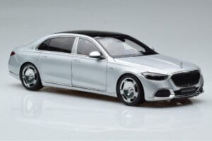 Mercedes Maybach S600 W222 V12 Biturbo Hightech Ezüst Almost Real 1:18 820118 Fém – 6. kép a 12-ből