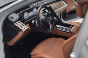 Mercedes Maybach S600 W222 V12 Biturbo Hightech Ezüst Almost Real 1:18 820118 Fém – 10. kép a 12-ből