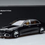 Mercedes Maybach S600 W222 V12 Biturbo Obsidian Fekete Almost Real 1:18 - image 11 of 11
