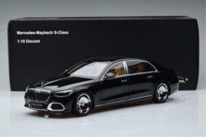 Mercedes Maybach S600 W222 V12 Biturbo Obsidian Fekete Almost Real 1:18 820115 Fém – 11. kép a 11-ből