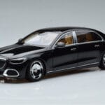 Mercedes Maybach S600 W222 V12 Biturbo Obsidian Fekete Almost Real 1:18
