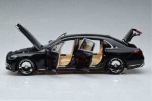 Mercedes Maybach S600 W222 V12 Biturbo Obsidian Fekete Almost Real 1:18 820115 Fém – 4. kép a 11-ből