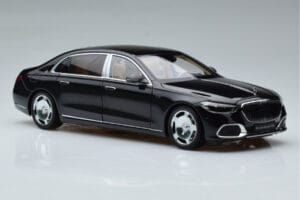 Mercedes Maybach S600 W222 V12 Biturbo Obsidian Fekete Almost Real 1:18 820115 Fém – 6. kép a 11-ből