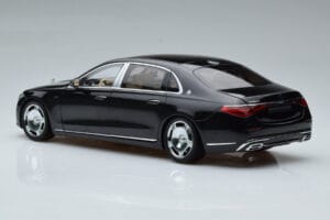 Mercedes Maybach S600 W222 V12 Biturbo Obsidian Fekete Almost Real 1:18 820115 Fém – 7. kép a 11-ből