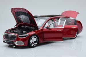Mercedes Maybach S600 W222 V12 Biturbo Patagonia Piros Almost Real 1:18 820119 Fém – 2. kép a 10-ből
