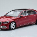 Mercedes Maybach S600 W222 V12 Biturbo Patagonia Piros Almost Real 1:18