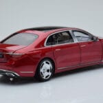 Mercedes Maybach S600 W222 V12 Biturbo Patagonia Piros Almost Real 1:18 - image 3 of 10