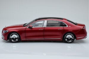 Mercedes Maybach S600 W222 V12 Biturbo Patagonia Piros Almost Real 1:18 820119 Fém – 4. kép a 10-ből